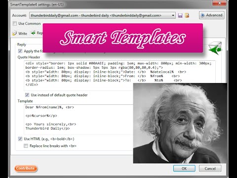 SmartTemplate - answering mail made easy!