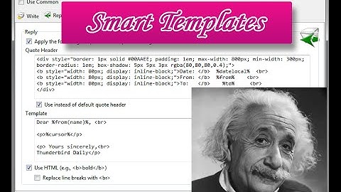 SmartTemplate - answering mail made easy!