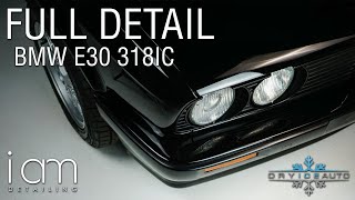 The CLEANEST BMW E30 318ic you'll see today! AFTER 60HOURS DRY ICE CLEANING with FULL REFRESH DETAIL