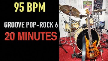 JAM WITH ME | 20 MINUTES | GROOVE POP ROCK 95 BPM | CHRISTIAN BRUNI DRUMMER
