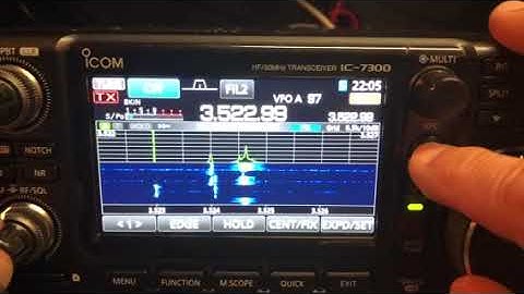 Icom 7300   How to work split CW