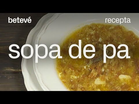 Vídeo: Com Fer Sopa De Puré De Crostons