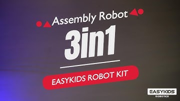 Assembly Robot 3in1 EasyKids Robot Kit