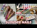 BUTTERFLY SIDE FRENCH | NEW 48-in-1 SOLID CREAM GEL PALETTE by MEFA GEL POLISH | Beginner Nail Art