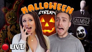 Halloween Stream: PLAYING THE SCARIEST GAMES ON THE INTERNET