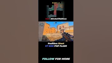 POP FLASH DUST 2 SHORT #cs2 #cs2clips #csgo #shorts