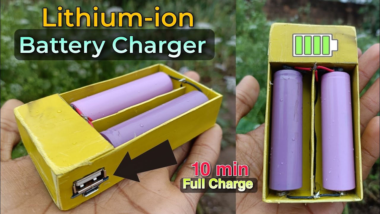 How to make lithium ion battery charger at home | Lithium ion battery ...