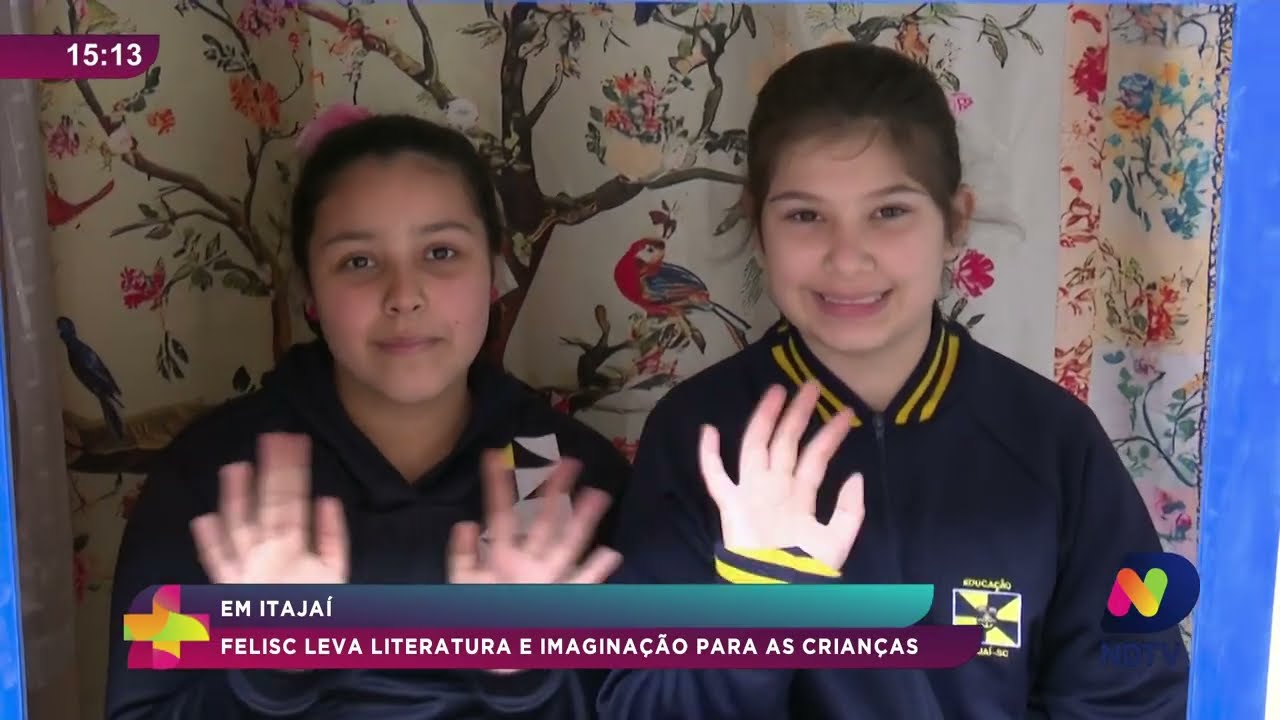 Em Itajaí, Felisc leva literatura e imaginação para as crianças