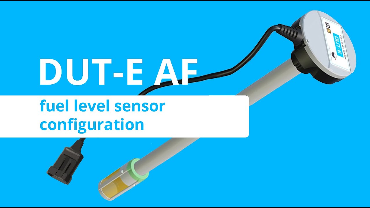 DUTE AF Fuel level sensor configuration YouTube