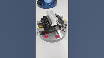 Circular Zero point fixture#5axis #cnc #cncmachine #zeropointprince #4aixs #vise #workholding