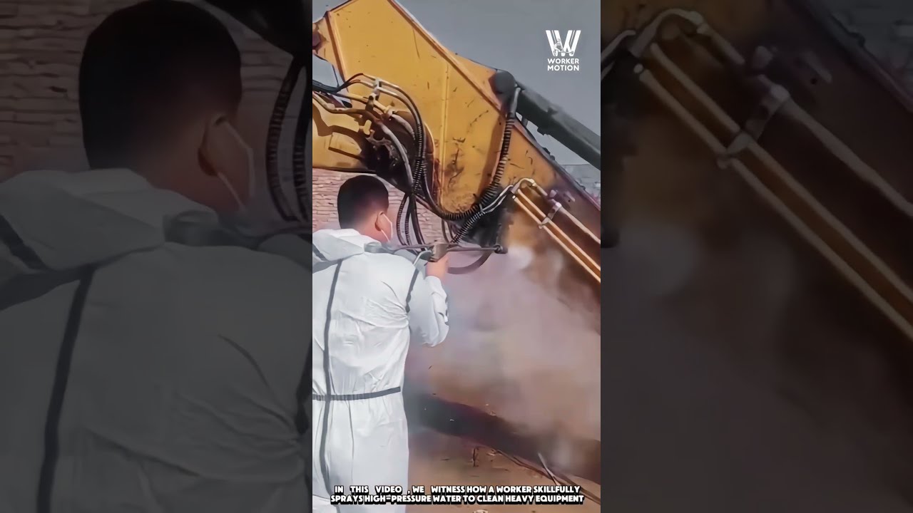 Maintenance Workers Unleash A Superpowered Spray This Is Machine S Spa Day Engineering