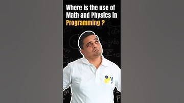 Is there use of math and physics in programming? #maths #coding #programming #shorts