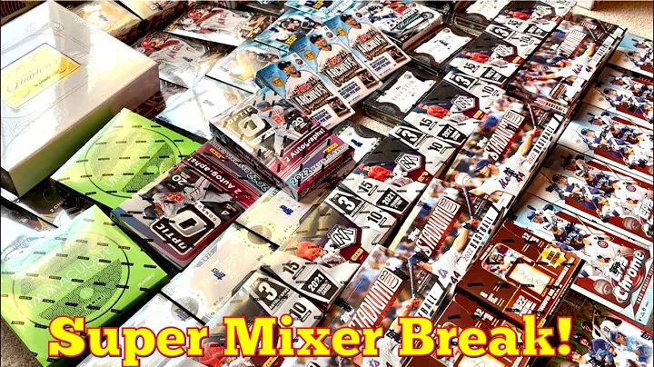 $2,000 FLAWLESS BOX + more!  SUPER MIXER BASEBALL CARD BREAK!  (Team Break Tuesday)