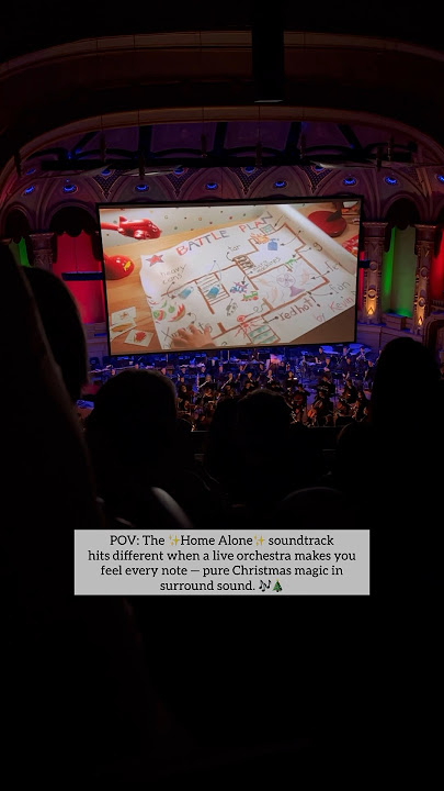The Home Alone Soundtrack Hits Different  With A Live Orchestra…