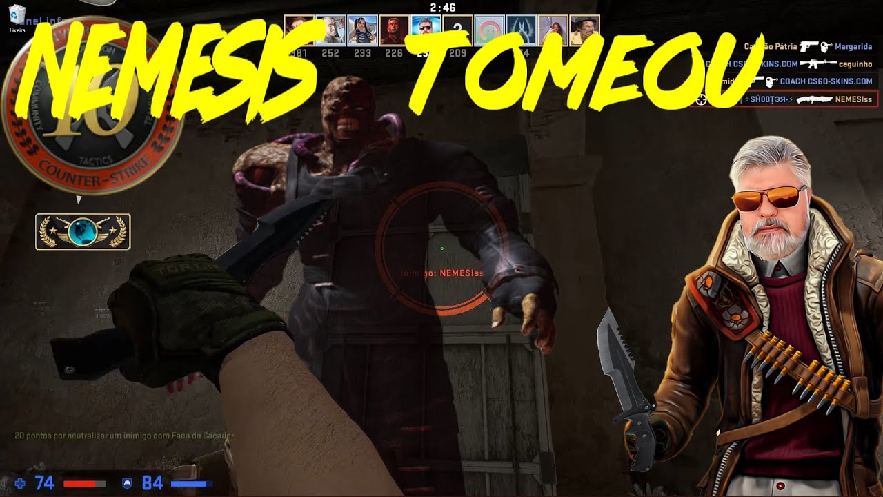 CS GO Nem o Nemesis Escapou 🤪🔪😵 - YouTube