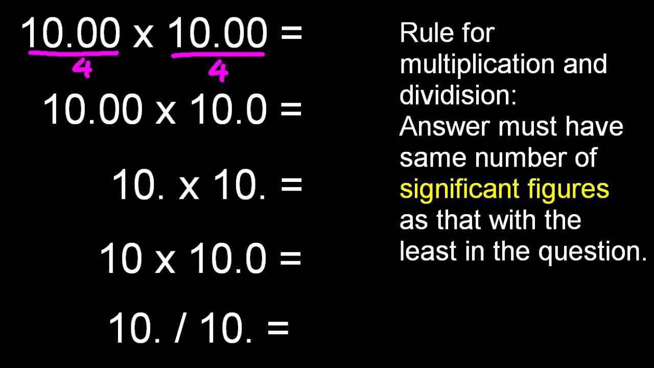 23.23 Perform calculations to the appropriate number of significant figures  [SL IB Chemistry] Regarding Significant Figures Worksheet With Answers