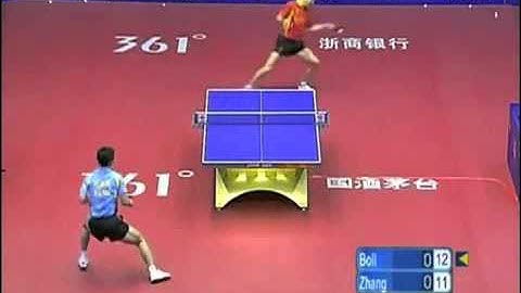 Chinese Superleague 2011 Timo Boll Zhang Jike (Semifinal)  Zhang Jike gets injured