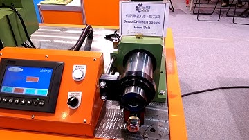 Drilling Tapping Spindle with servo feed at TMTS 2016 show
