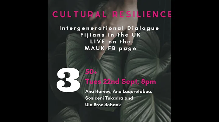 Part III: Cultural Resilience - An Intergenerationa...  Dialogue