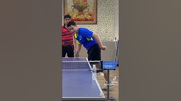 The Forehand Pendulum serve is long and curved, overcoming obstacles easily