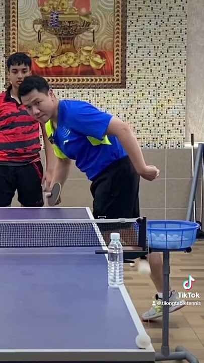 The Forehand Pendulum serve is long and curved, overcoming obstacles easily