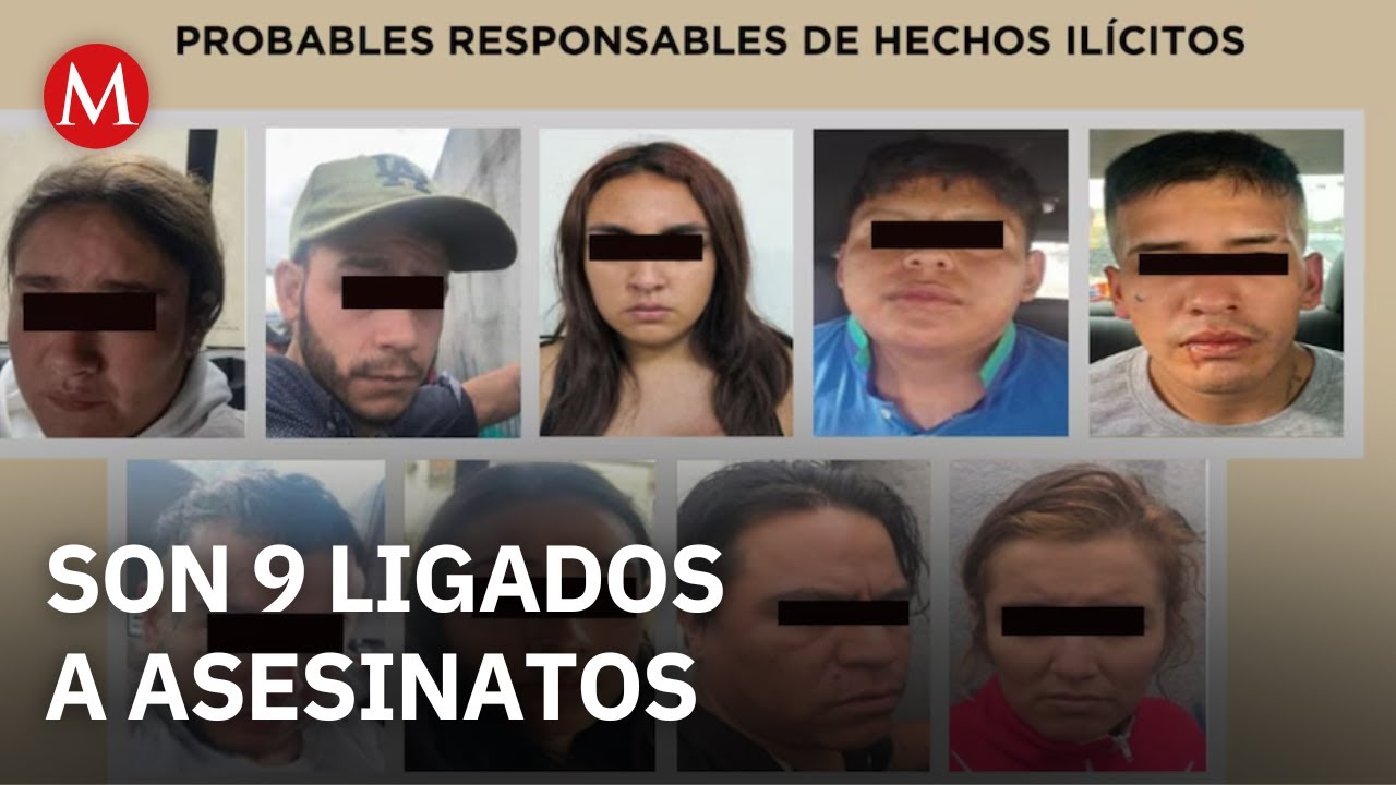 Detienen a 9 miembros de célula criminal en Edomex