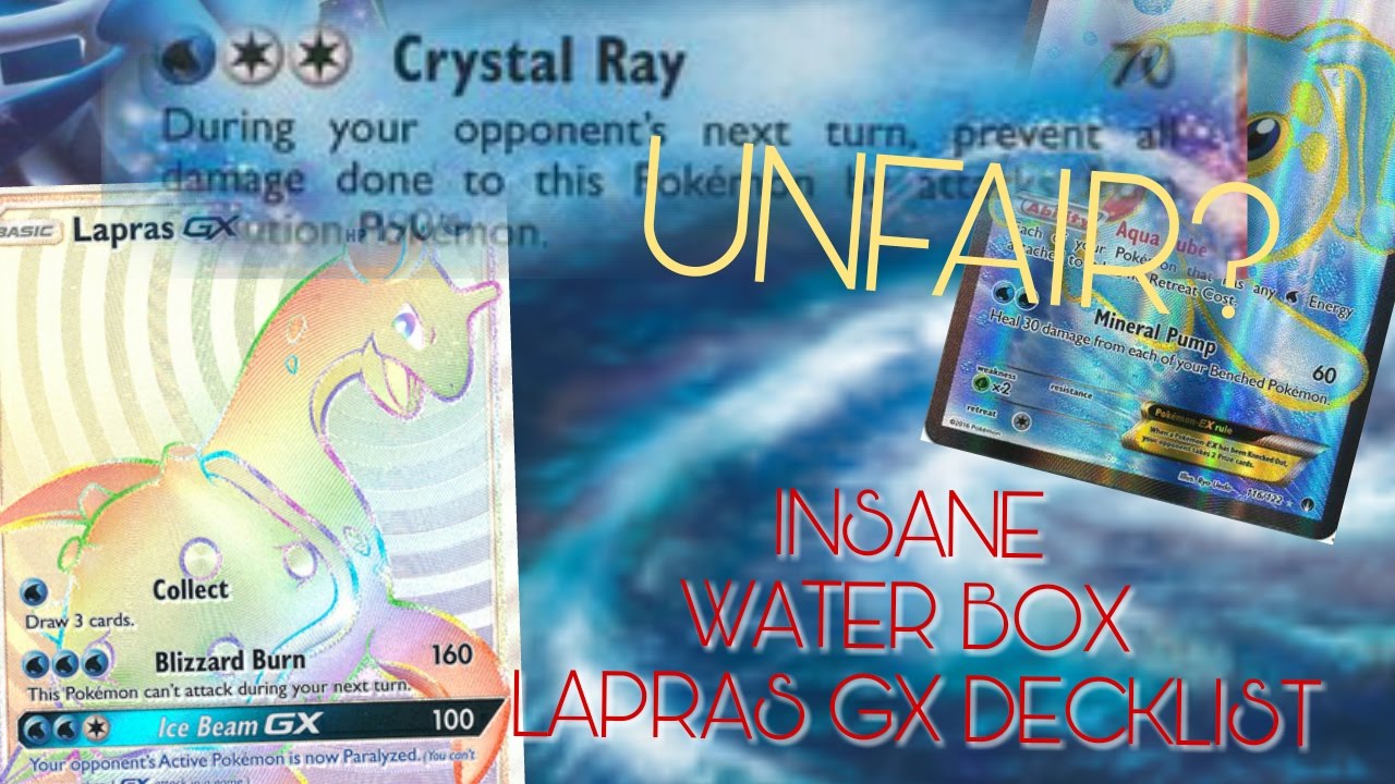 'SUMO' Lapras GX and Friends Deck List (Water Box)