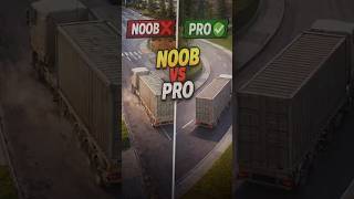 ❌️ Noob Vs Pro ✅️ #shorts #toe3 #ets2 #gameplay #scssoftware #wandasoftware #games