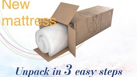 New Mattress Come Rolled and Compressed from factory In box , how open and decompress, Twin size