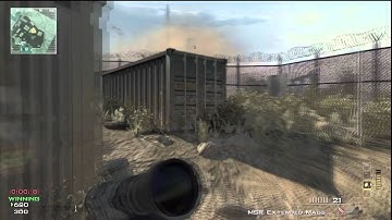 MW3 nice private match shot - Volt_HeadHunter - first  180 no scope