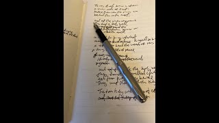 On The Pleasure Of Taking Up One's Pen
