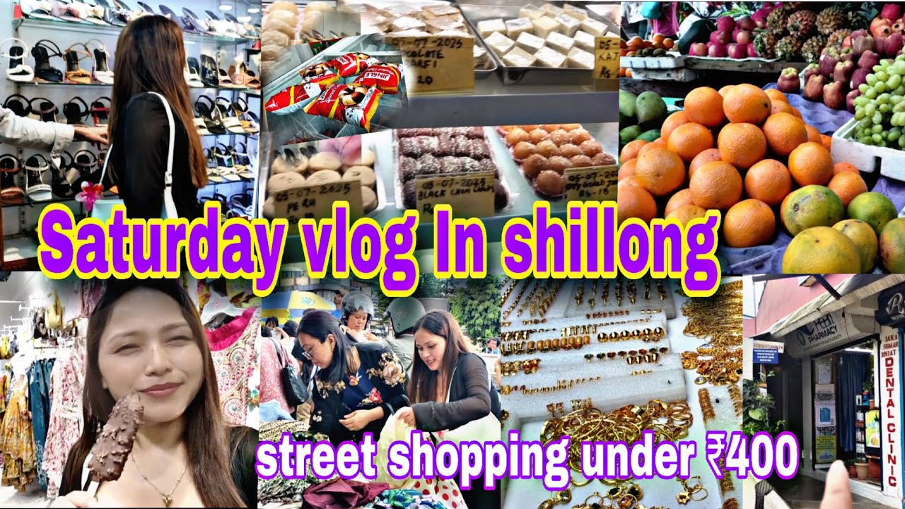 Leit shopping bad i hynmen sha PB Shillong 🛍️✨|Fancy Market 👠& Dr.sangma clinic 🧑‍⚕️#vlog #shillong 