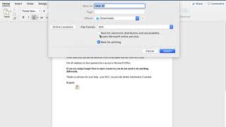 Converting DOCx to PDF