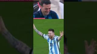 Lionel Scaloni reaction #argentina #messi #champion #scaloni #football #shorts