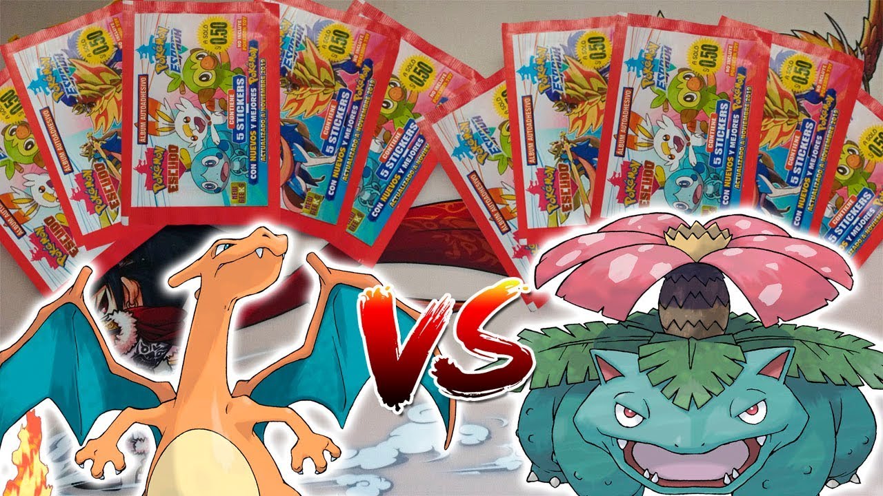 CHARIZARD vs VENUSAUR Pokemon Escudo y Espada Editorial New Geeks