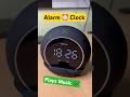 This Alarm Clock Plays Music?! 🎶 #shorts #techshorts #smartalarm