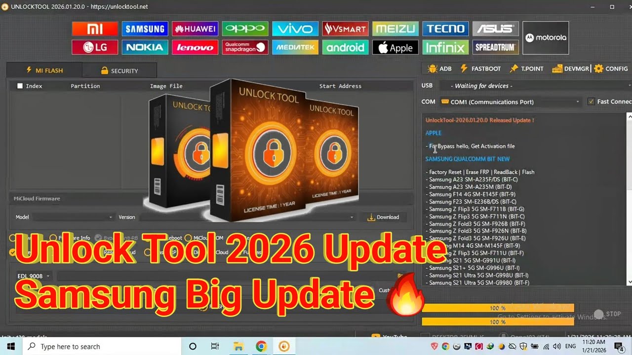Unlock Tool 2026 Samsung big update | unlock Tool Free Download ✅