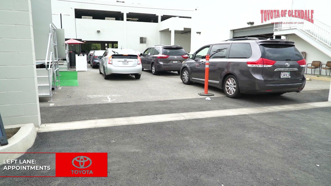 Toyota of Glendale's Temporary Entrance YouTube