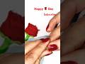 Happy rose day #handmaderose #roseflowermaking #diy #rose #easycrafts