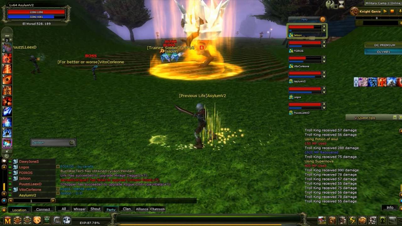 Knight Online Olympia Clanca Boss Kesme Part 3