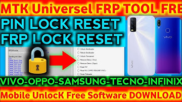 MTK UNIVERSAL TOOL FREE DOWNLOAD | All Android MTK CPU Pin Frp Unlocked #AndroidFrpUnlock