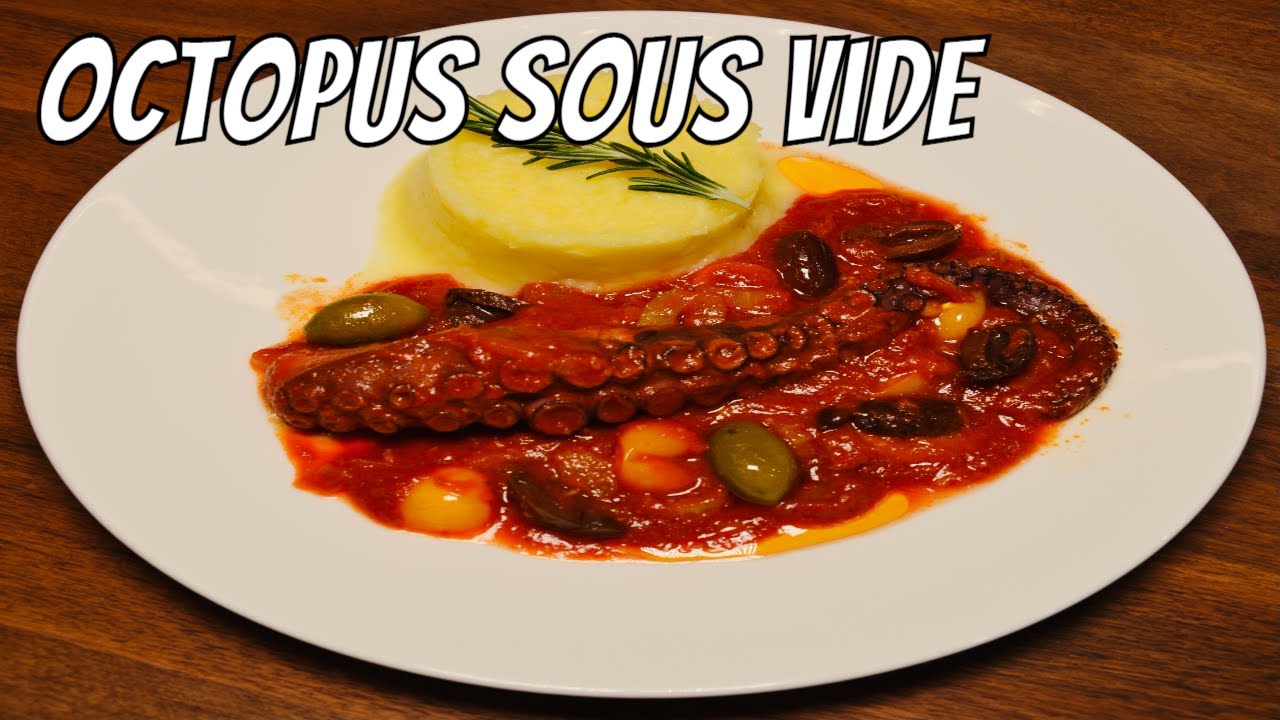 Осьминог Су Вид Рецепт| Octopus Sous Vide Recipe