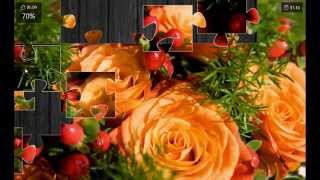 💕 Puzzle Game:Solving the Yellow Roses Jigsaw Puzzle screenshot 5