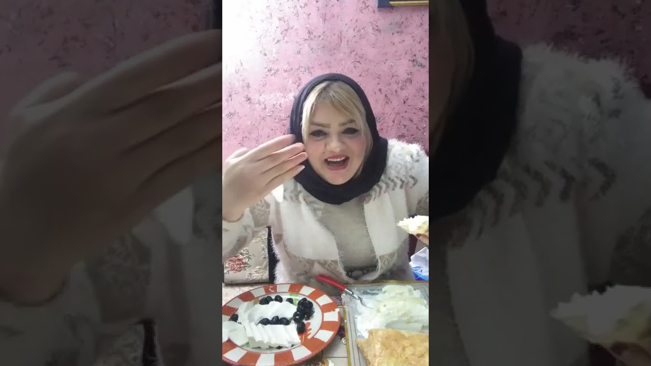 ...تحدي فطور  كيمر  عراقي والعسل  طبيعي ❤️😘😘