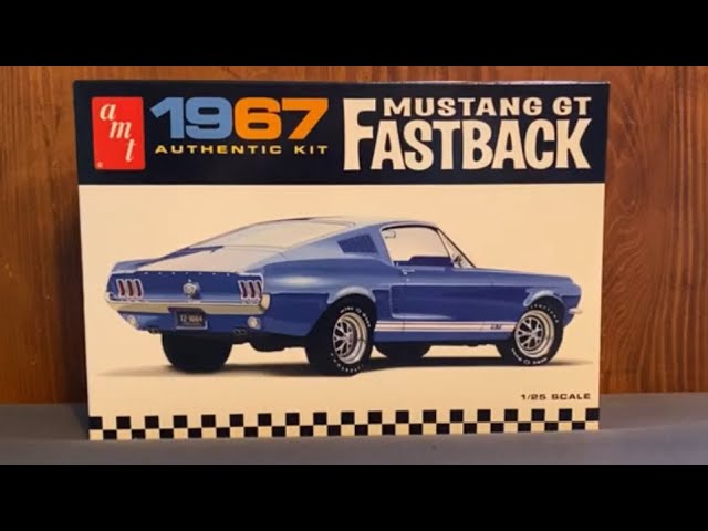 AMT 1/25 1967 Ford Mustang GT Fastback Model Kit
