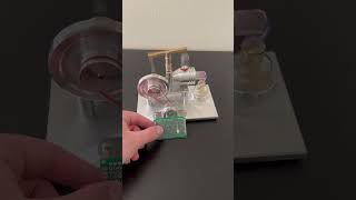 Stirling Engine Powers LED