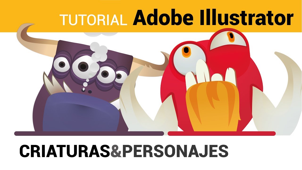Tutorial: Ilustración de personajes con Adobe Illustrator - YouTube