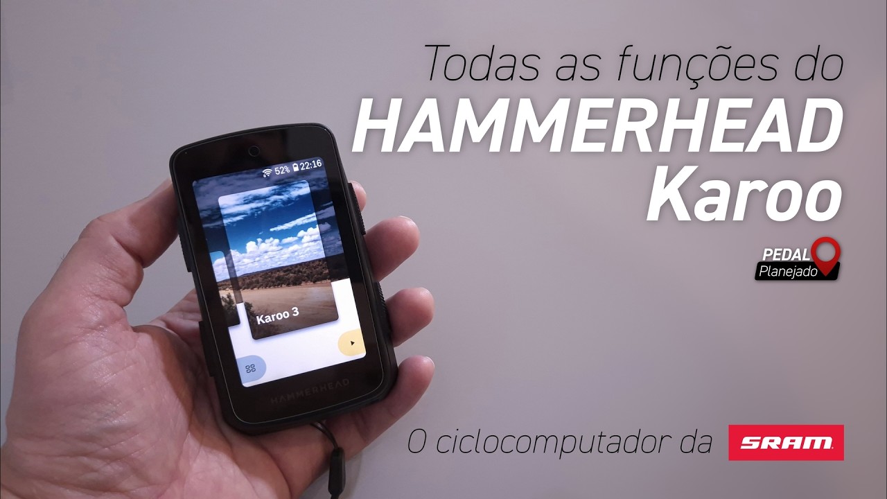 Conheça o Hammerhead Karoo 3 | O Ciclocomputador da Sram | Pedal