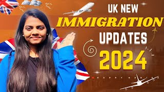 UK New Immigration Updates Telugu ?? | Summary 2024 | Uk Telugu vlogs | Happy Harika