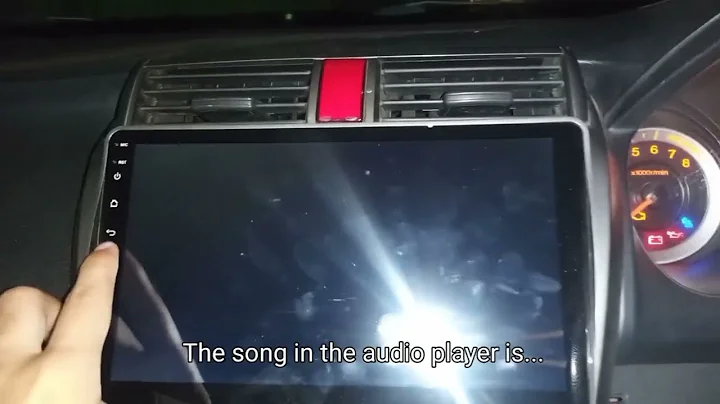 Honda city android panel black screen problem lcd change